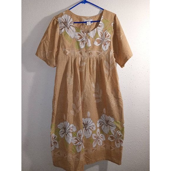 Anthony Richards Dresses & Skirts - ANTHONY RICHARDS CAFTAN House Dress Sz Medium Brown